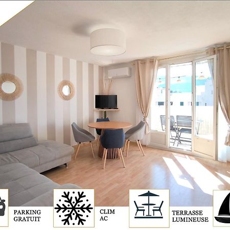 Puerto Cabana - Grand Studio Avec Parking Et Terrasse Vue Port กาซีส์ ภายนอก รูปภาพ